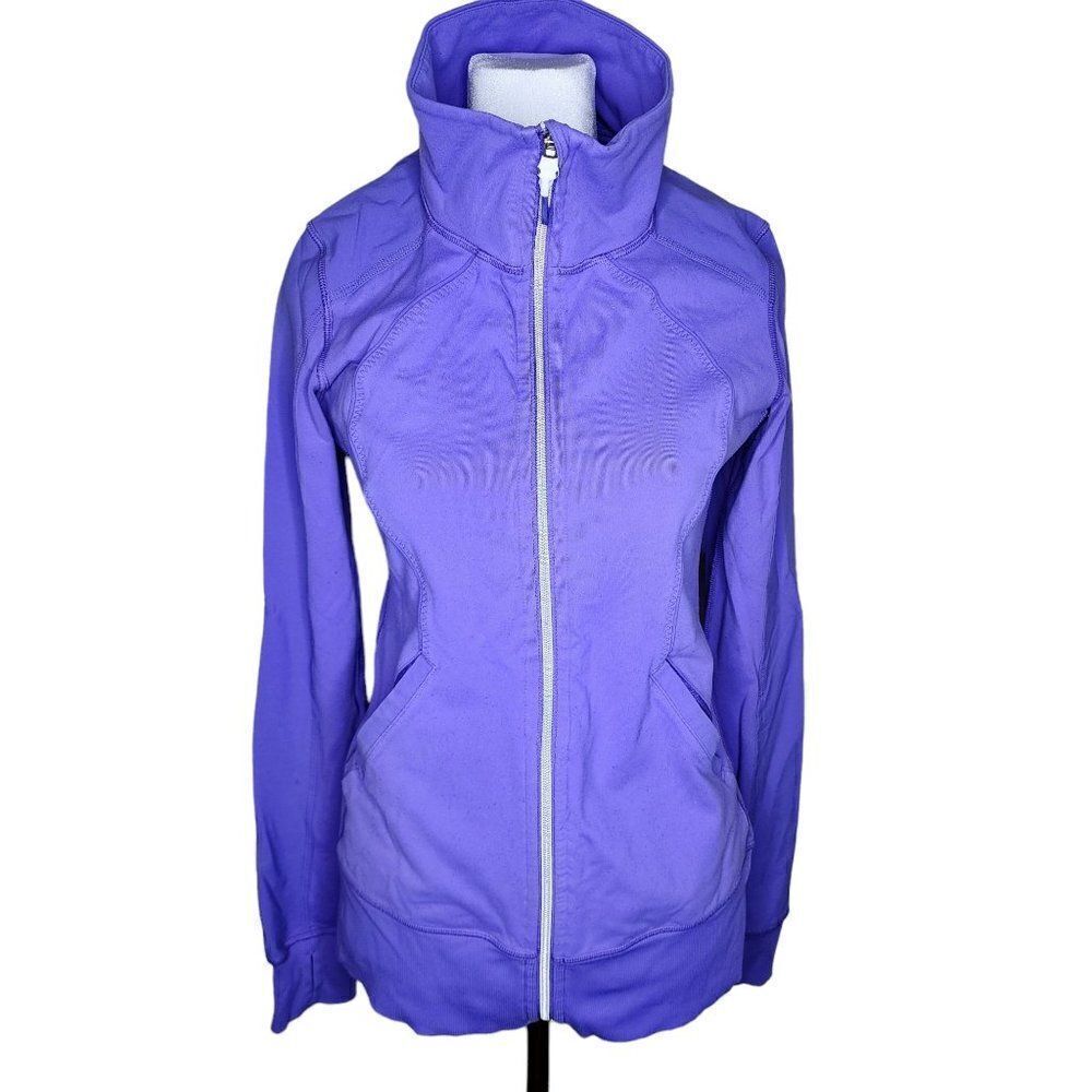 Lululemon Run Nada Jacket Purple Womens Size 6 Running Athleisure